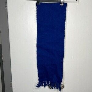 the scotch house scarf Pure Lambswool solid blue
